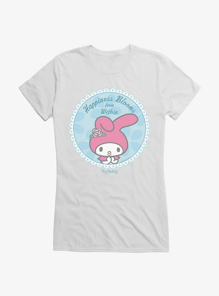 My Melody Happiness Blooms From Within Girls T-Shirt