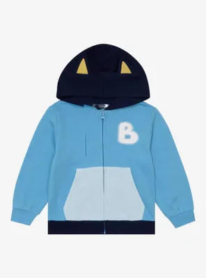 Bluey Figural Toddler Zippered Hoodie - BoxLunch Exclusive