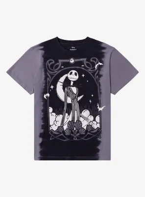 Disney The Nightmare Before Christmas Jack Skellington Portrait Tie-Dye Youth T-Shirt - BoxLunch Exclusive