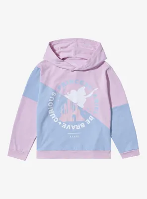 Disney The Little Mermaid Color Block Split Portrait Youth Hoodie - BoxLunch Exclusive