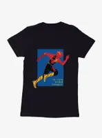 The Flash Batman Supergirl Team Up Womens T-Shirt