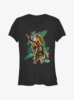 the Legend of Zelda: Tears Kingdom Hero Link Girls T-Shirt