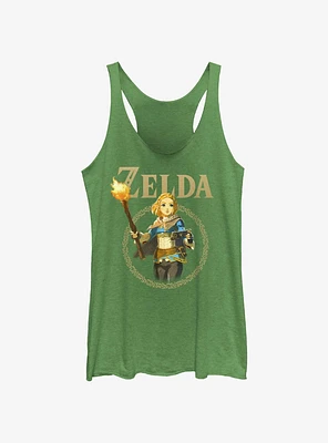 the Legend of Zelda: Tears Kingdom Zelda Badge Girls Tank