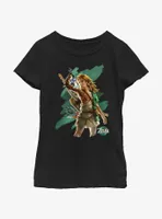 the Legend of Zelda: Tears Kingdom Hero Link Youth Girls T-Shirt