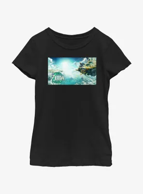 the Legend of Zelda: Tears Kingdom Scenic Poster Youth Girls T-Shirt