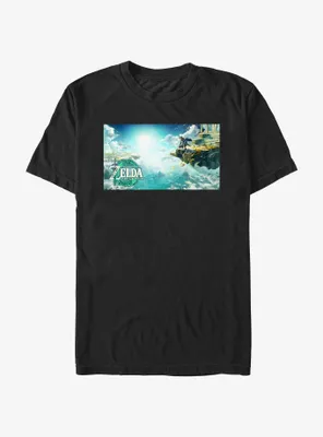 the Legend of Zelda: Tears Kingdom Scenic Poster T-Shirt