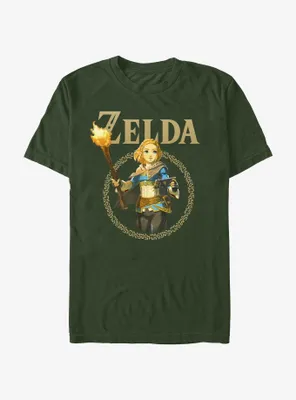 the Legend of Zelda: Tears Kingdom Zelda Badge T-Shirt