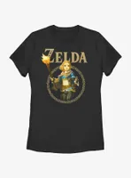 the Legend of Zelda: Tears Kingdom Zelda Badge Womens T-Shirt