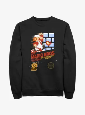 Nintendo Mario Super Bros Retro NES Sweatshirt