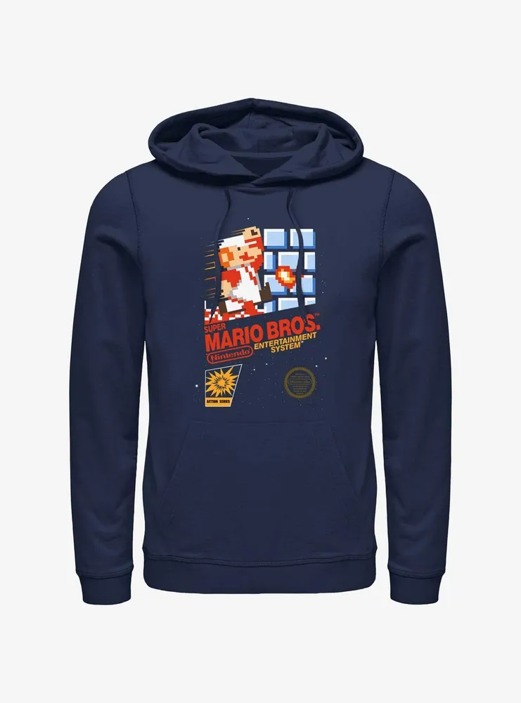 Nintendo Mario Super Bros Retro NES Hoodie