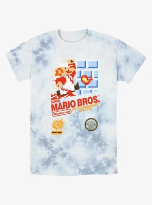 Nintendo Mario Super Bros Retro NES Tie-Dye T-Shirt