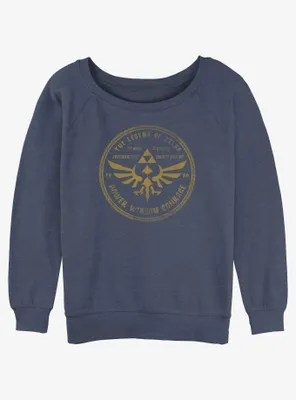 Nintendo The Legend of Zelda Legendary Courage Womens Slouchy Sweatshirt