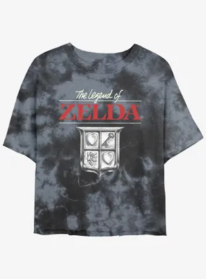 Nintendo The Legend of Zelda 90's Tie-Dye Womens Crop T-Shirt