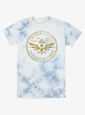 Nintendo The Legend of Zelda Legendary Courage Tie-Dye T-Shirt