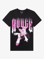 Sonic The Hedgehog Rouge Bat Boyfriend Fit Girls T-Shirt