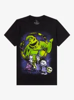 The Nightmare Before Christmas Oogie Boogie Neon Boyfriend Fit Girls T-Shirt