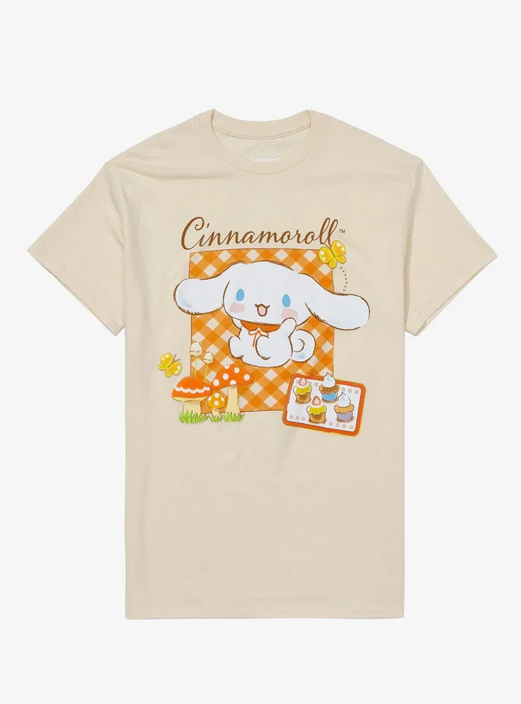 Cinnamoroll Forest Picnic Boyfriend Fit Girls T-Shirt