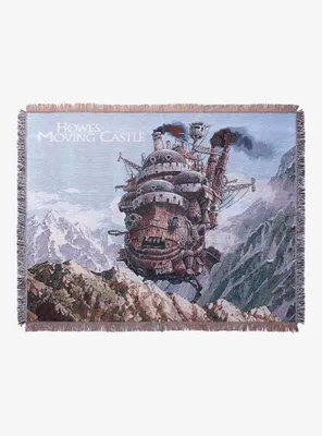 Studio Ghibli Howl’s Moving Castle Scenic Tapestry Throw - BoxLunch Exclusive