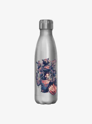 Marvel Guardians of the Galaxy Vol. 3 Galactic Squad Water Bottle