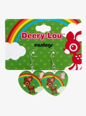 Deery-Lou Heart Drop Earrings