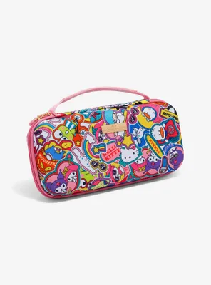 Sanrio Hello Kitty & Friends Stickers Allover Print Nintendo Switch Case