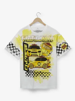 Sanrio Pompompurin Racecar T-Shirt - BoxLunch Exclusive