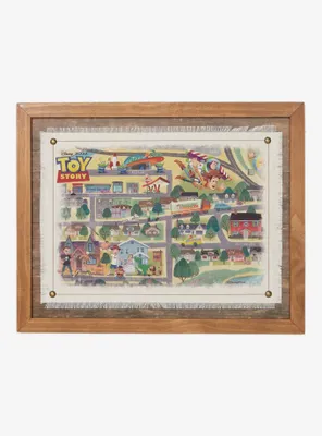 Disney Pixar Toy Story Framed Town Map - BoxLunch Exclusive