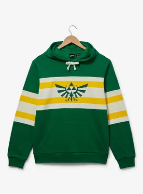 Nintendo The Legend of Zelda Royal Crest Striped Hoodie - BoxLunch Exclusive
