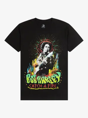 Bob Marley And The Wailers Catch A Fire Tracklist T-Shirt