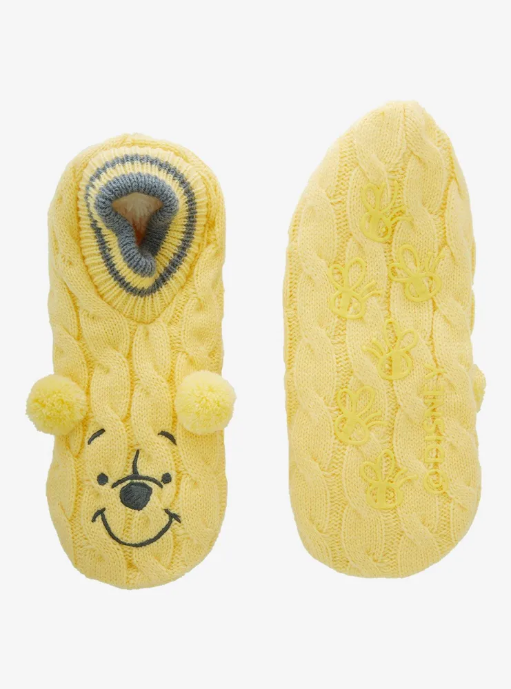 Boxlunch Disney Winnie the Pooh Figural Slipper Socks - BoxLunch Exclusive