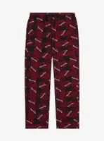 Harry Potter Plaid Gryffindor Allover Print Sleep Pants - BoxLunch Exclusive