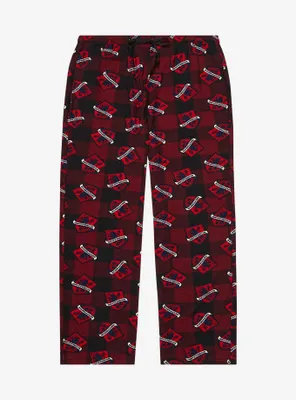 Harry Potter Plaid Gryffindor Allover Print Plus Sleep Pants - BoxLunch Exclusive