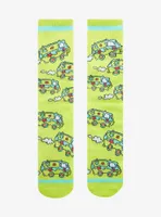 Scooby-Doo Mystery Machine Allover Print Crew Socks - BoxLunch Exclusive