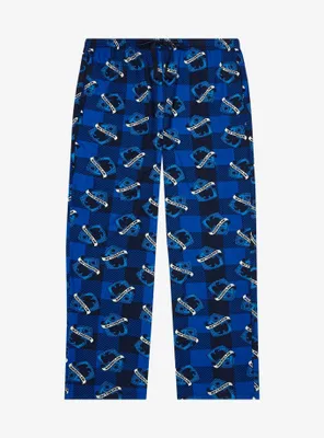 Harry Potter Plaid Ravenclaw Allover Print Plus Sleep Pants - BoxLunch Exclusive