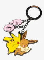 Loungefly Pokémon Pikachu & Eevee Desserts Multi-Charm Keychain - BoxLunch Exclusive