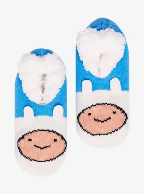 Adventure Time Finn Figural Slipper Socks - BoxLunch Exclusive