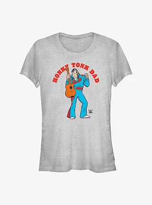 WWE Honky Tonk Dad Cartoon Portrait Girls T-Shirt