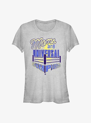 WWE Moms Are Universal ChampionsGirls T-Shirt