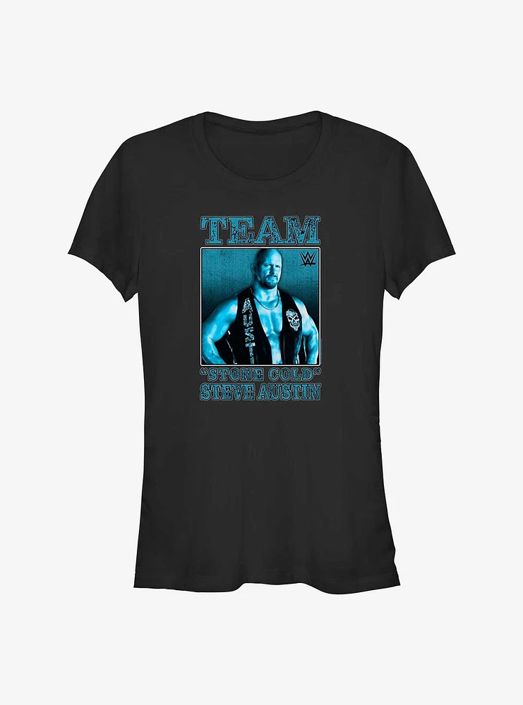 WWE Team Stone Cold Steve Austin Girls T-Shirt