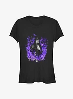 WWE The Undertaker Purple FlamesGirls T-Shirt