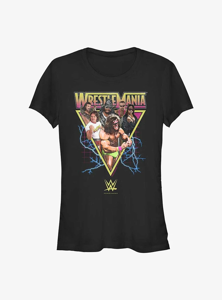 WWE Vintage WrestleMania Girls T-Shirt