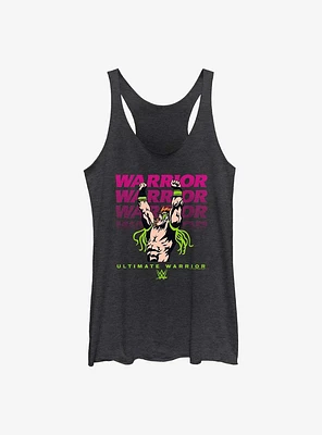 WWE Ultimate Warrior Name Stack Girls Tank