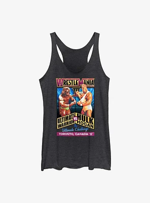 WWE WrestleMania 6 The Ultimate Challenge Warrior Vs. Hulk Hogan Girls Tank