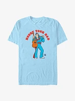 WWE Honky Tonk Dad Cartoon Portrait T-Shirt