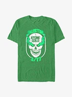 WWE Stone Cold Steve Austin Green Skull T-Shirt