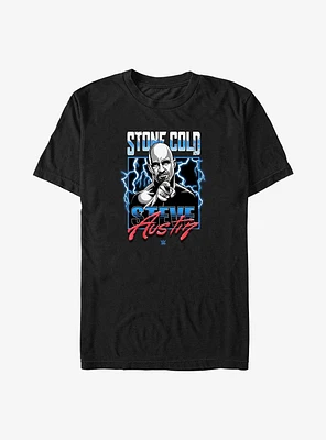 WWE Stone Cold Steve Austin Lightning Frame T-Shirt