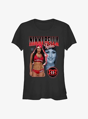 WWE The Bella Twins Nikki Fearless Poster Girls T-Shirt