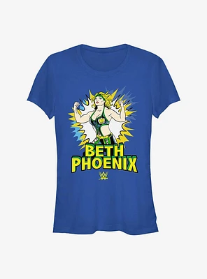 WWE Beth Phoenix Comic Book Style Girls T-Shirt