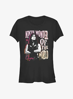 WWE Chyna Ninth Wonder Of The World Text Wrap Girls T-Shirt