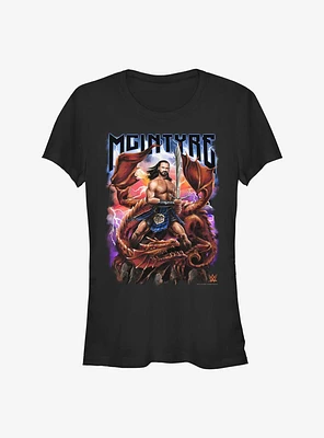 WWE Drew McIntyre Scottish Warrior Medieval Metal Poster Girls T-Shirt